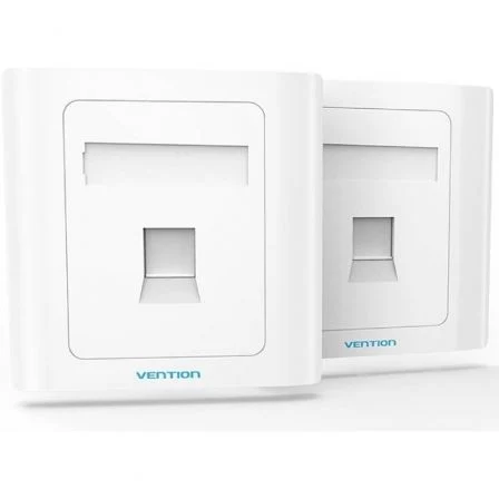 PLACA DE PARED TIPO 86 1 PUERTO RJ45 BLANCO VENTION PLACA DE PARED TIPO 86 1 PUERTO RJ45 BLANCO VENTION